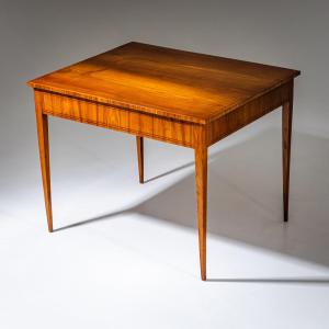 Biedermeier Cherrywood Table, Circa 1820