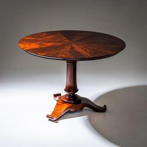 Mahogany Coffee Table, Probably From Austria, 19th Century