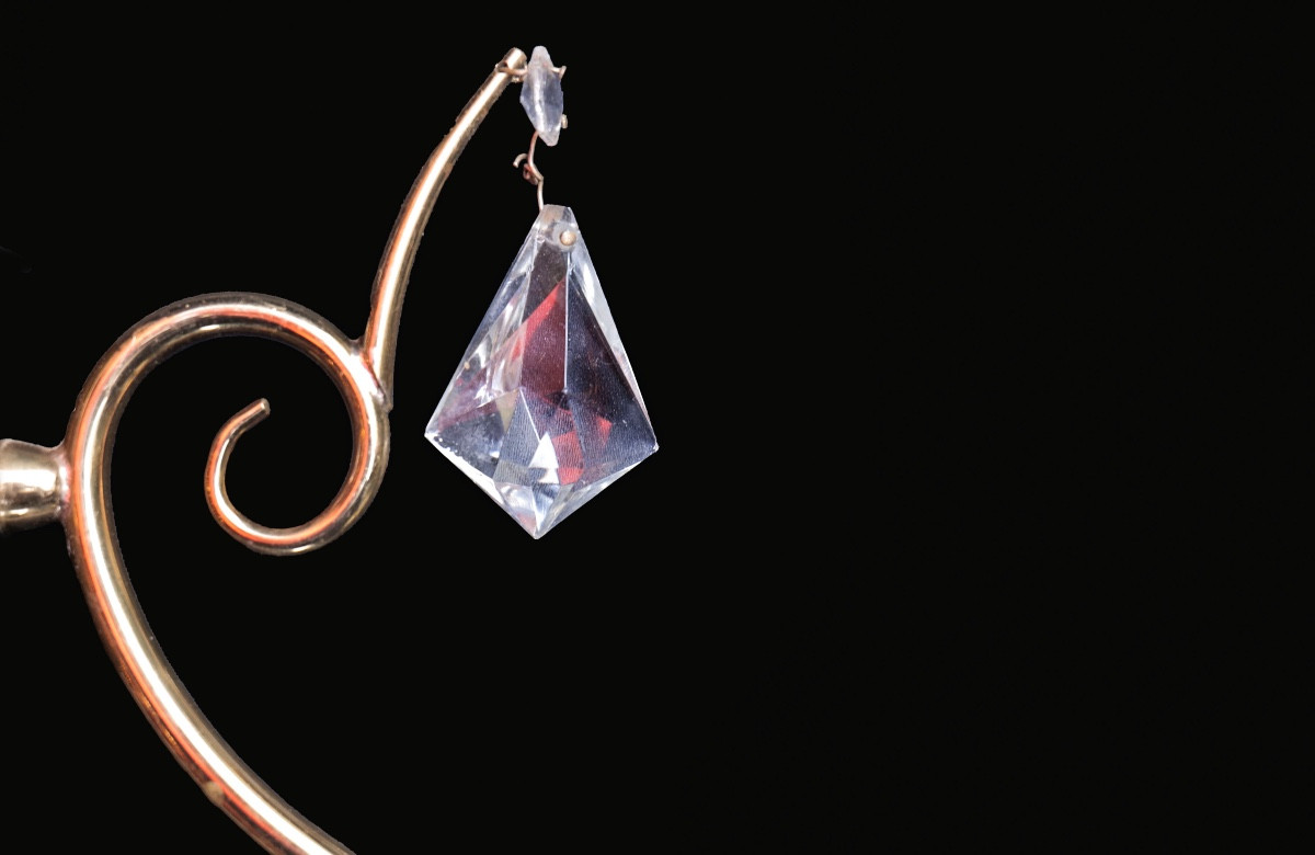 Paire d'appliques en laiton XXème-photo-3