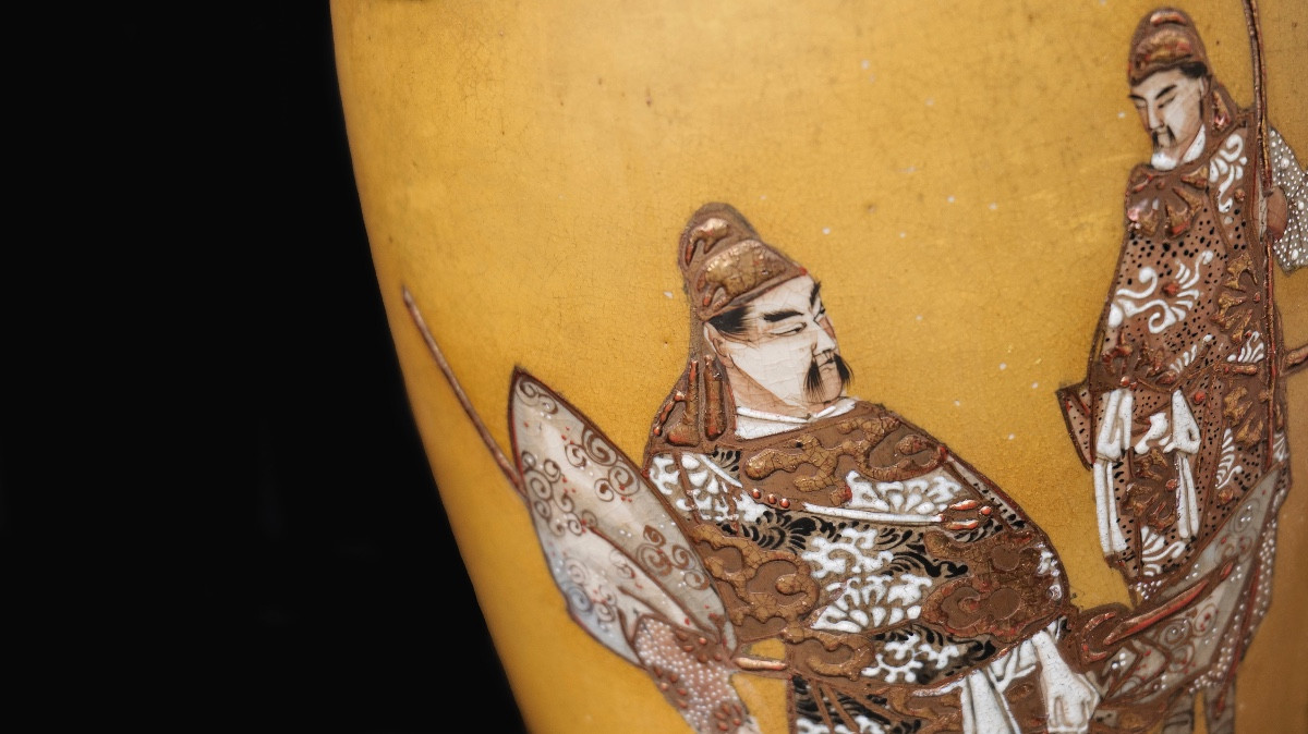 Paire de lampes Japon, XIXème / Début XXème -photo-1