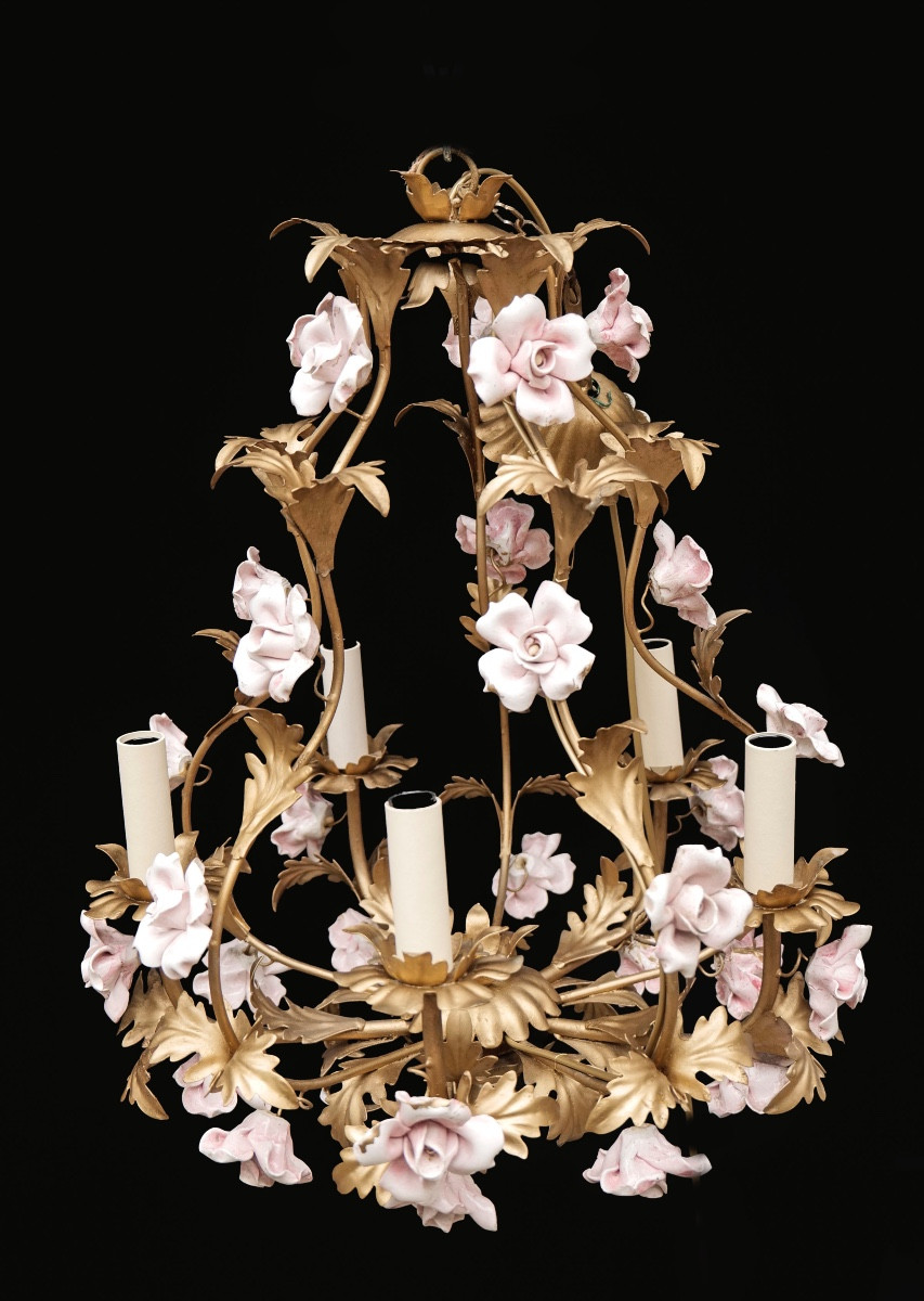 Flower Chandelier, 20th Century