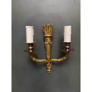 Pair Of Sconces, Late 19th Century