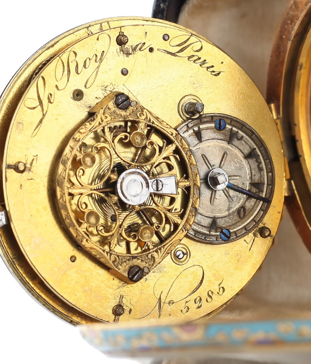 Montre Gousset En Or émaille Pour Le Marché Ottoman Par Le Roy-photo-4
