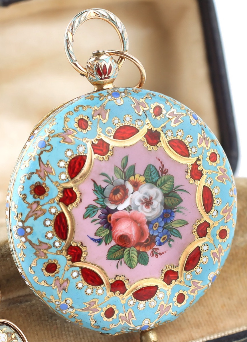 Montre Gousset En Or émaille Pour Le Marché Ottoman Par Le Roy