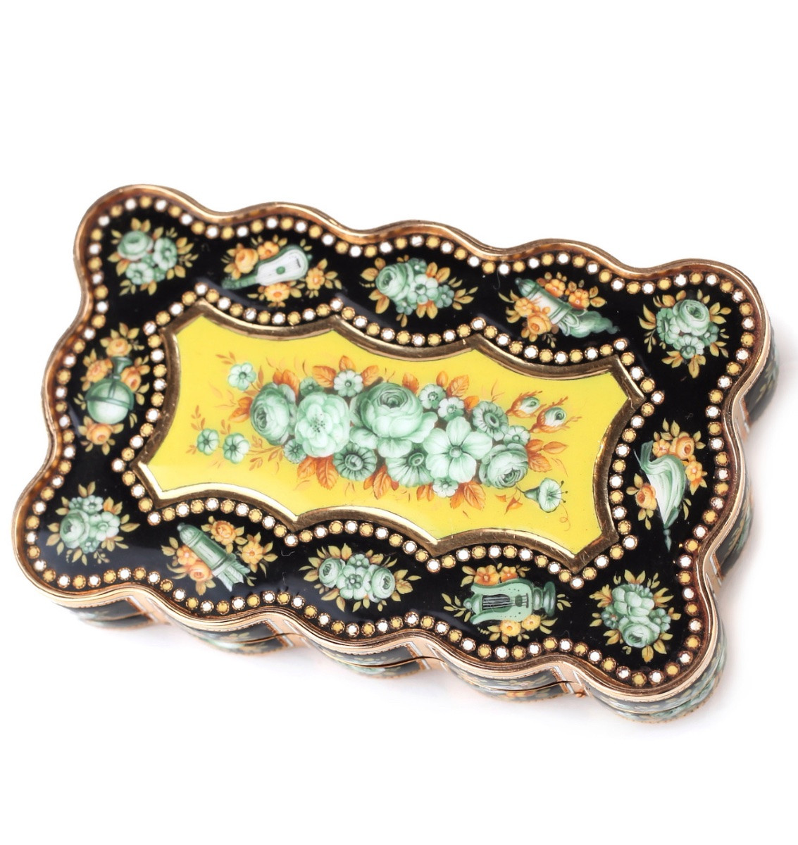 Gold And Enameled Snuffbox For The Ottoman Market -photo-2