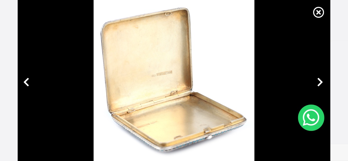 Tabatière russe en argent cloisonné par Andrey Postnikov -photo-2