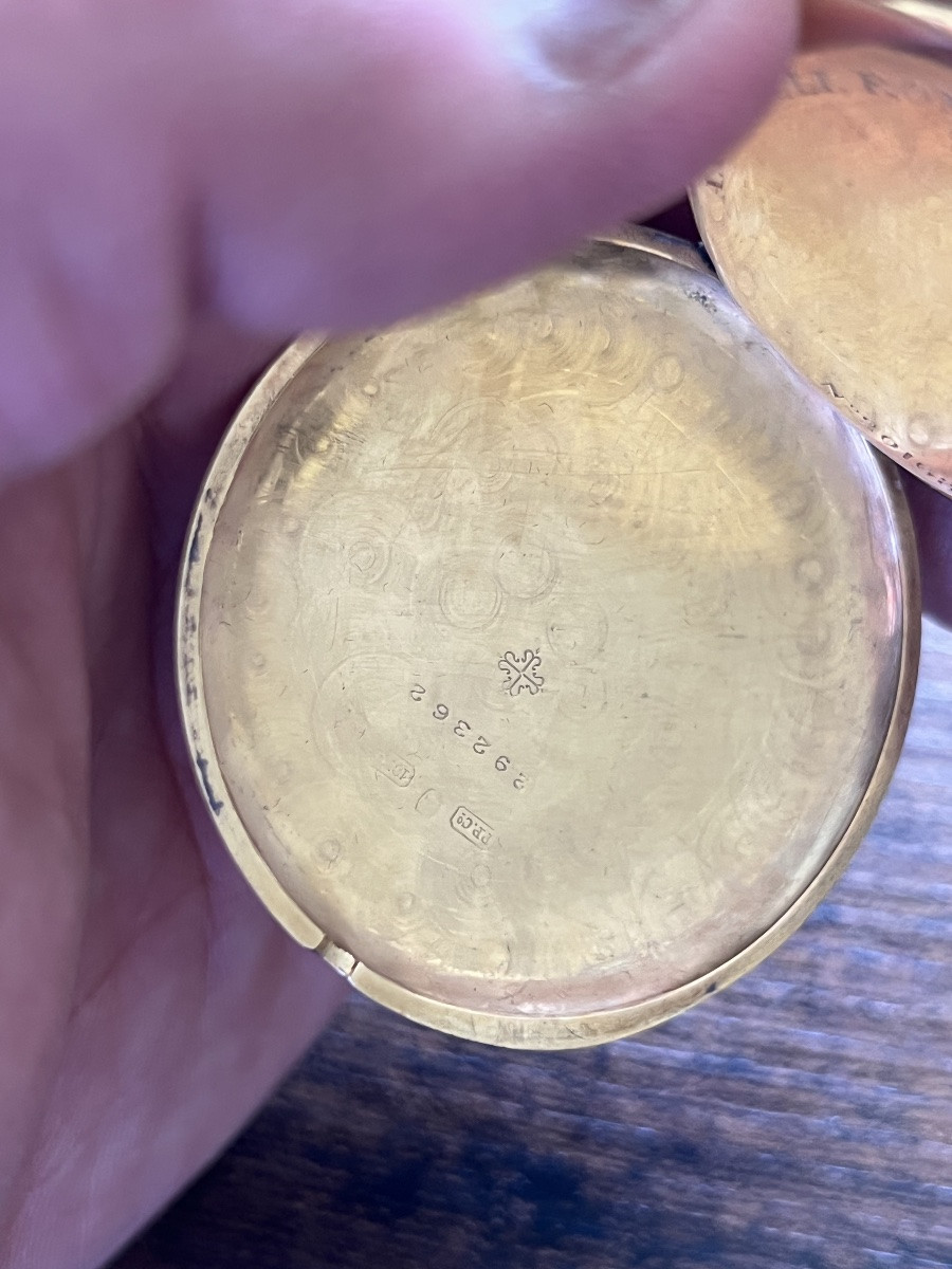 Patek Philippe & Co. Geneve 18k Gold Pocket Watch-photo-3