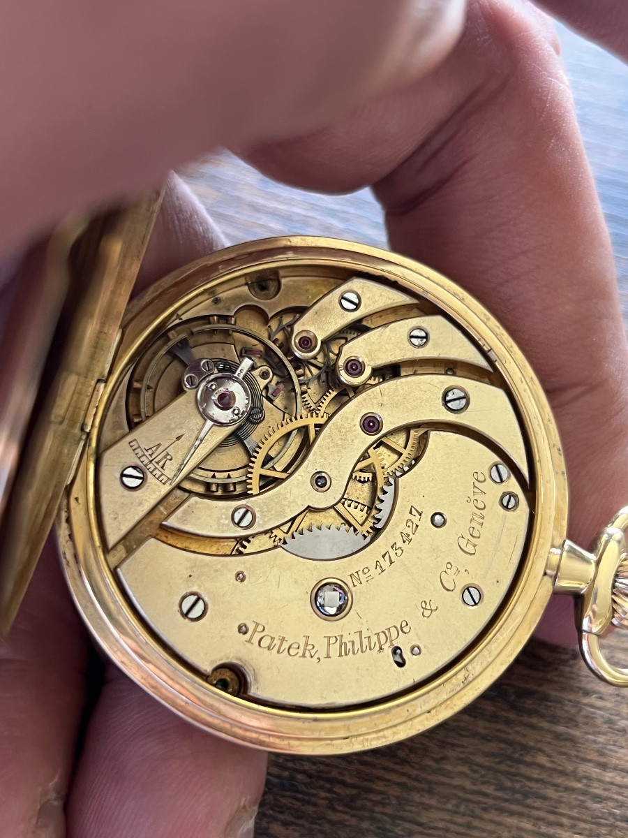 Patek Philippe & Co. Geneve 18k Gold Pocket Watch-photo-5