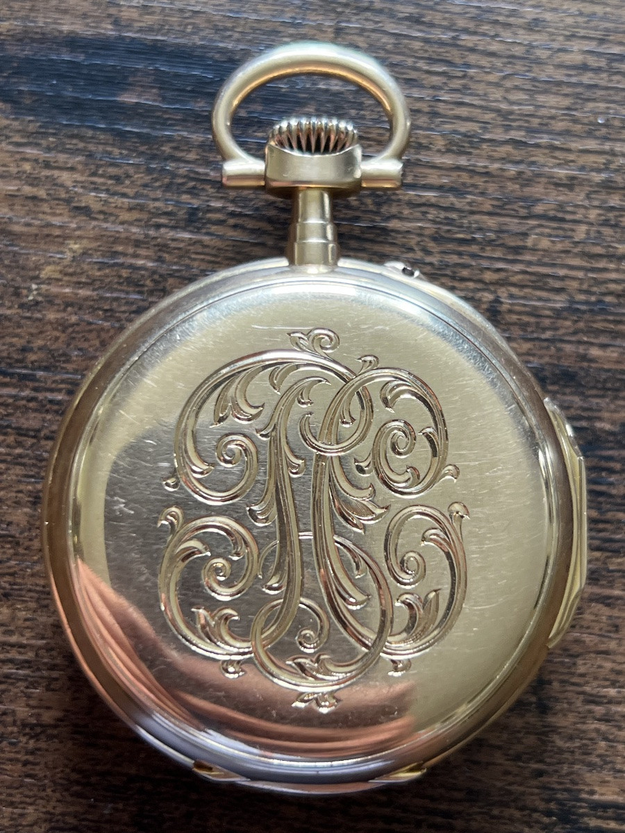 Patek Philippe & Co. Geneve 18k Gold Pocket Watch-photo-3