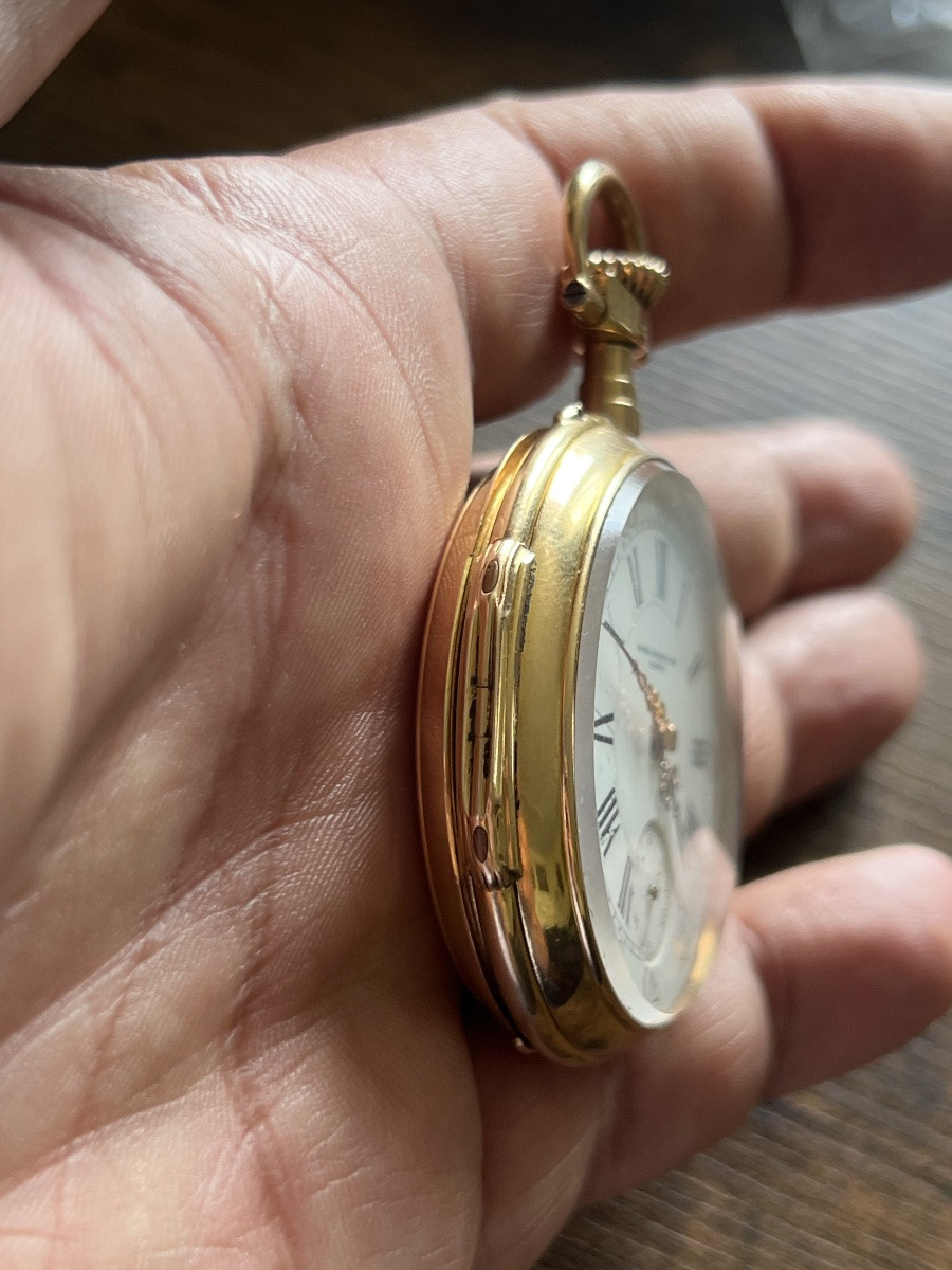 Patek Philippe & Co. Geneve 18k Gold Pocket Watch-photo-4