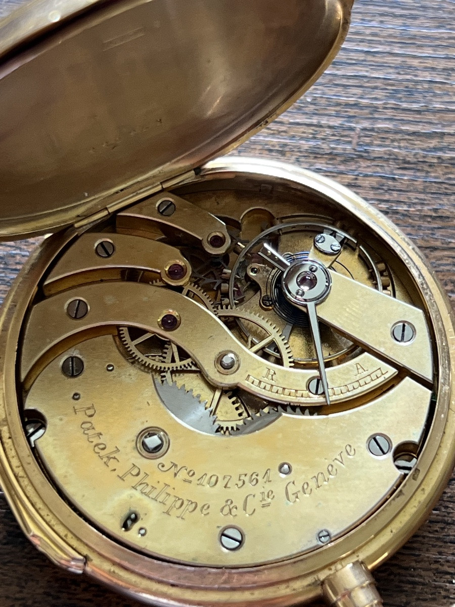Patek Philippe & Co. Geneve 18k Gold Pocket Watch-photo-1