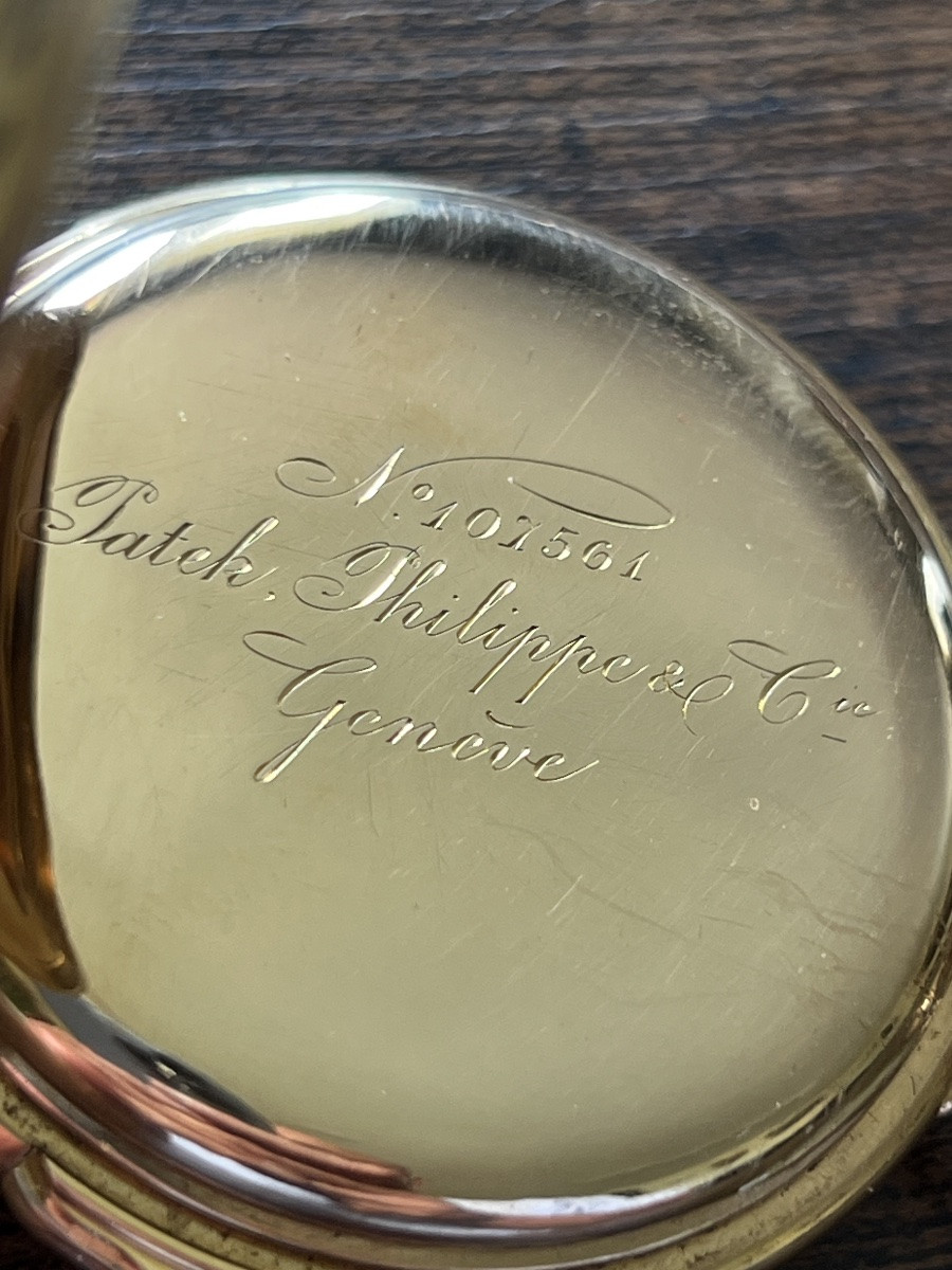 Patek Philippe & Co. Geneve 18k Gold Pocket Watch-photo-3