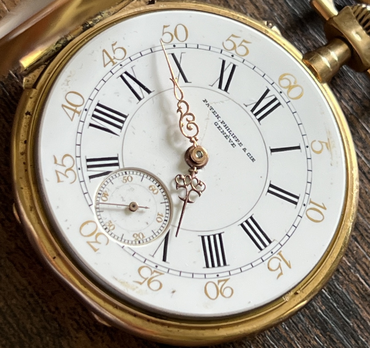 Patek Philippe & Co. Geneve 18k Gold Pocket Watch