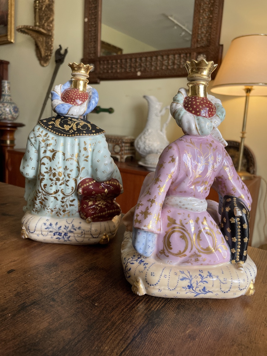 Sultan et sultane en porcelaine -photo-3