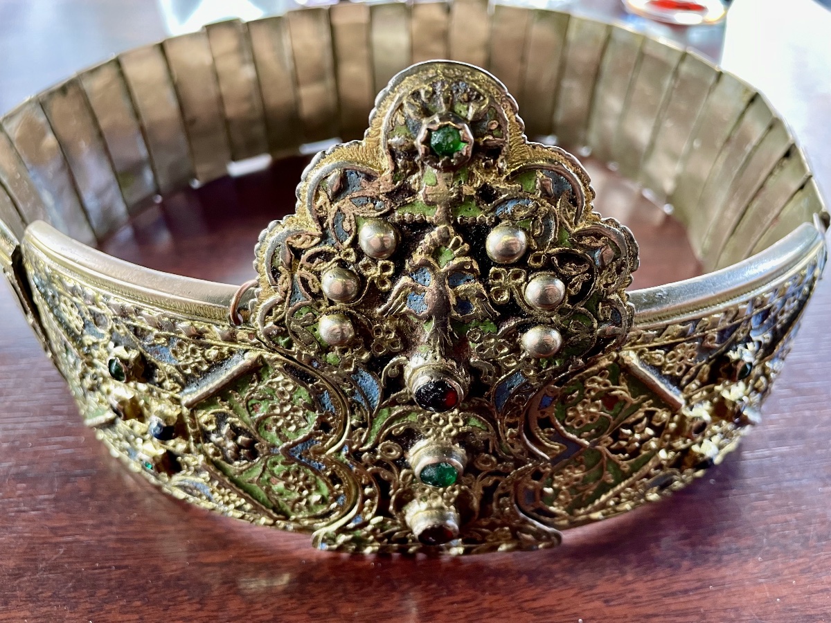 Ceinture grecque Empire Ottoman 19eme siècles -photo-3