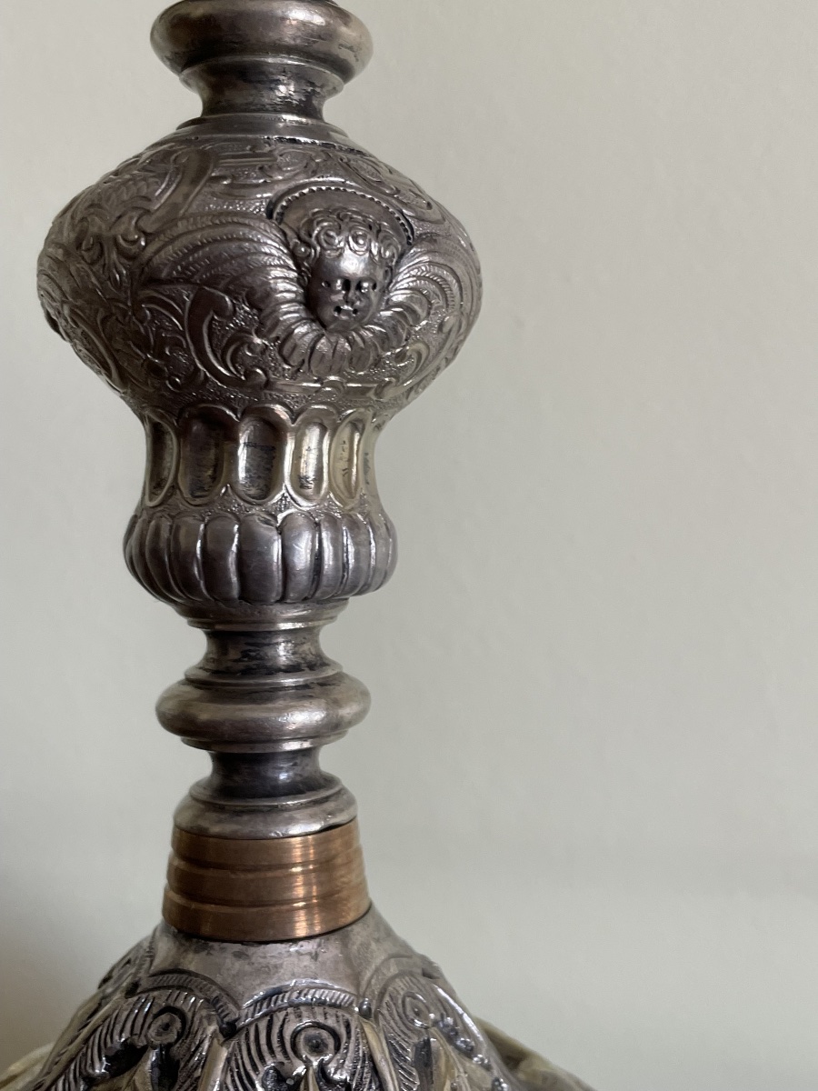 Calice en argent et vermeil ( arménien ottoman) 1873 -photo-1