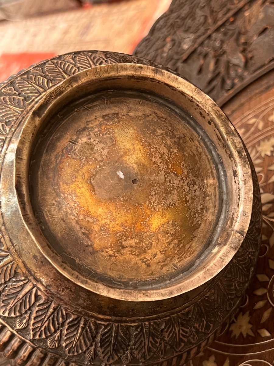 Silver Hookah 18th Century Mughal India-photo-1