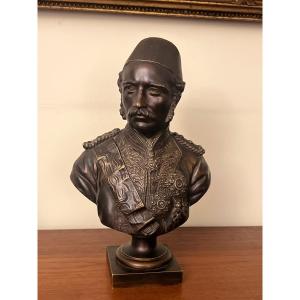Bronze Bust Of Charles Gordon Said Gordon Pasha