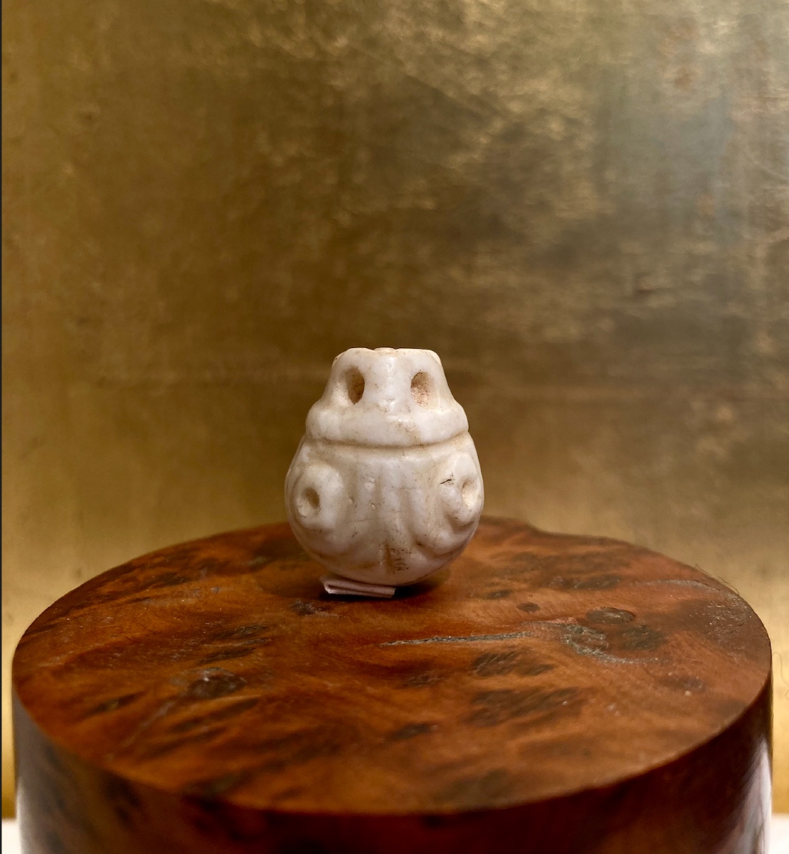 Seal In The Shape Of A Lion's Head, Engraved With Cupule Motifs On The Flat Surface. -photo-3