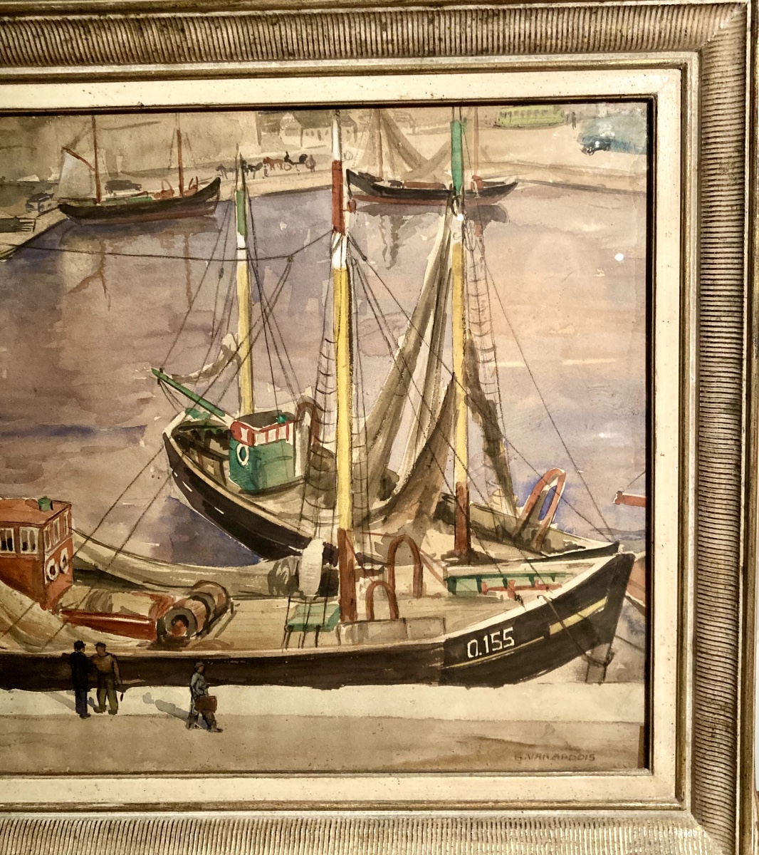 Watercolor, Georges Vanardois, Ostend-photo-1