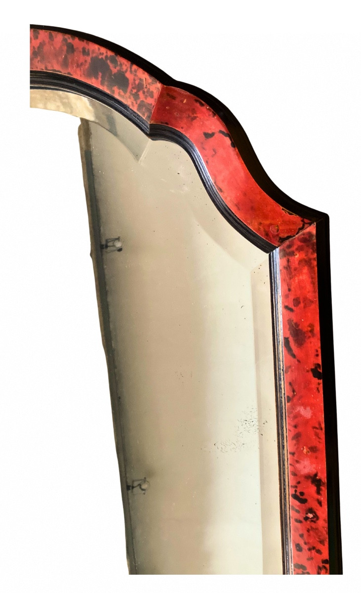 Tortoiseshell Mirror Attributed To Maison Franck-photo-3