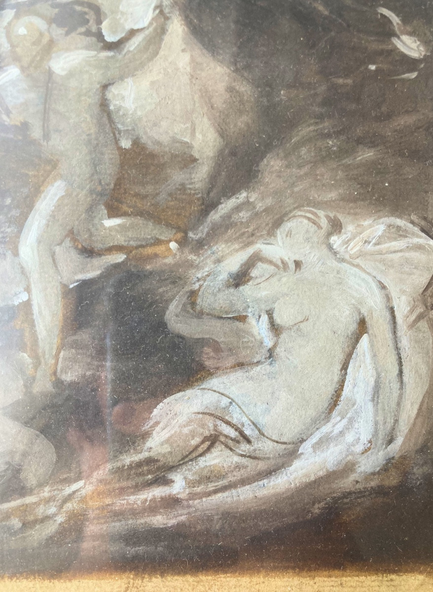 Gouache Samuel Woodforde (1763 - 1817)-photo-3