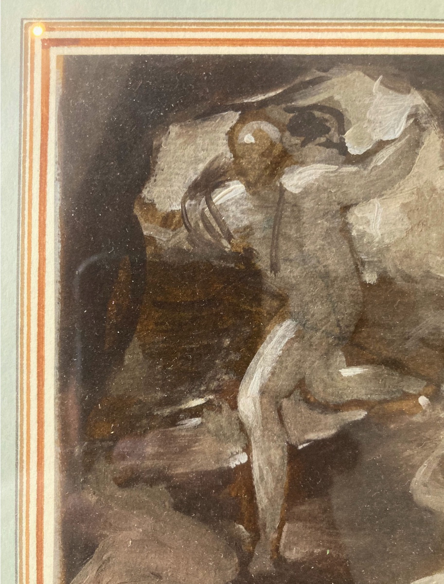 Gouache Samuel Woodforde (1763 - 1817)-photo-4