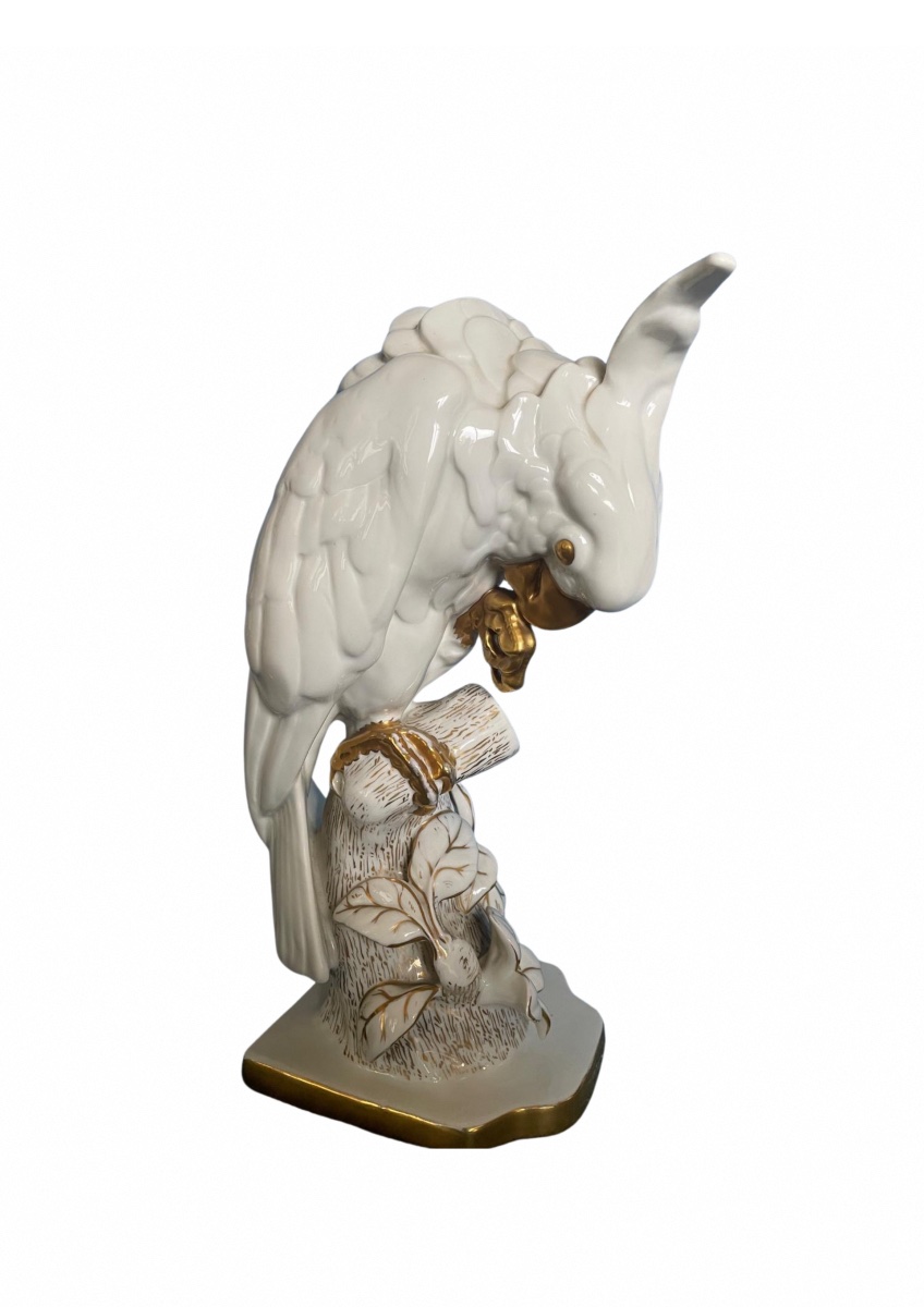 Porcelain Cockatoo, 1930, Lorenz Hutschenreuther-photo-2