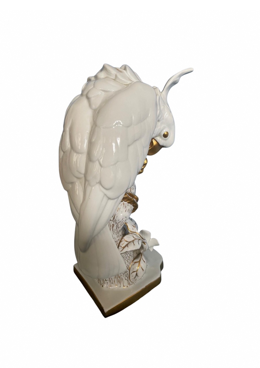 Porcelain Cockatoo, 1930, Lorenz Hutschenreuther-photo-1