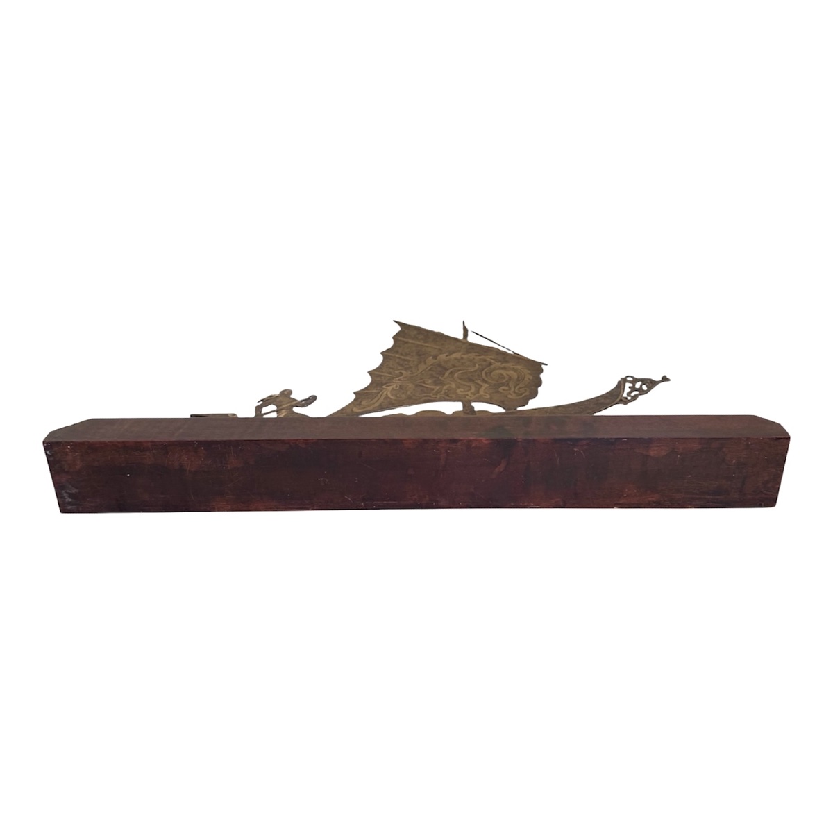 Sculpture Art Déco "Pirogue " signée L. GERFAUX – Circa 1930-photo-4