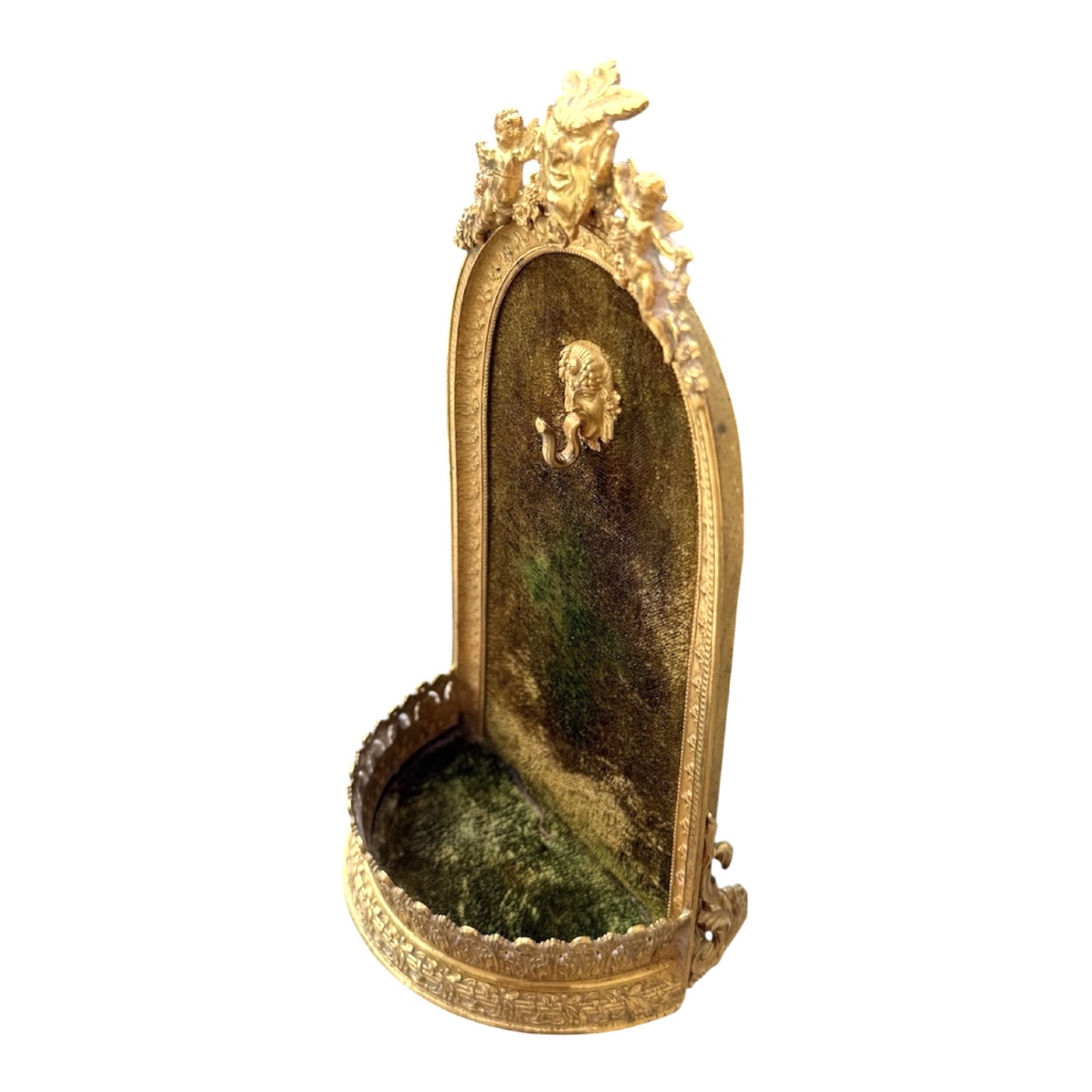 Porte-Montre en Bronze Doré d'époque NapoléonIII-photo-4