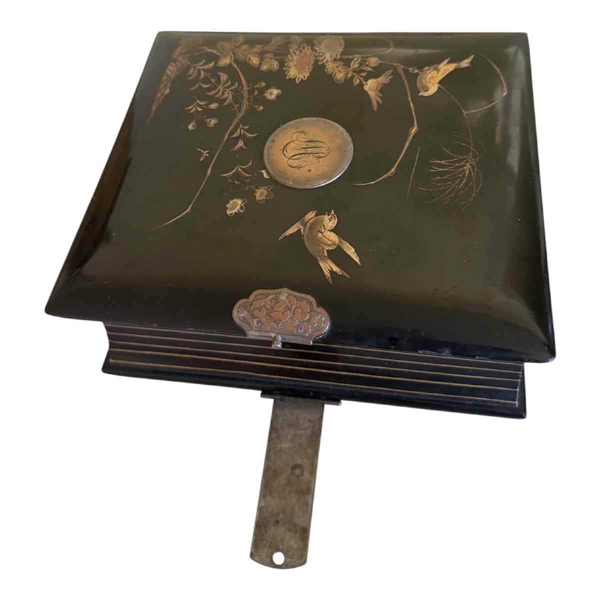 Coffret en"Trompe-l'œil" Livre Décor Japonisant ep. Napoléon III-photo-3