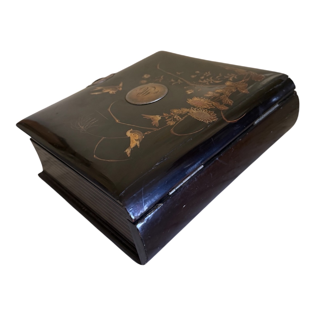 Coffret en"Trompe-l'œil" Livre Décor Japonisant ep. Napoléon III-photo-4