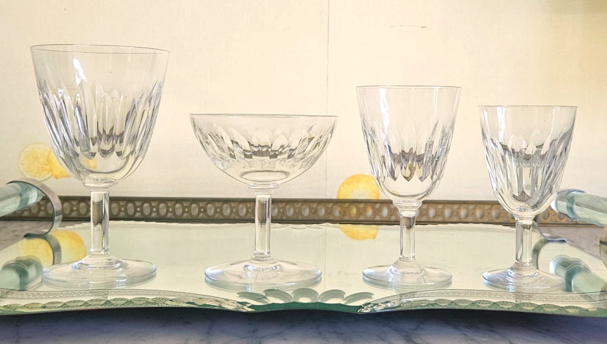 Baccarat modèle Casino 47 verres en cristal taillé-photo-4