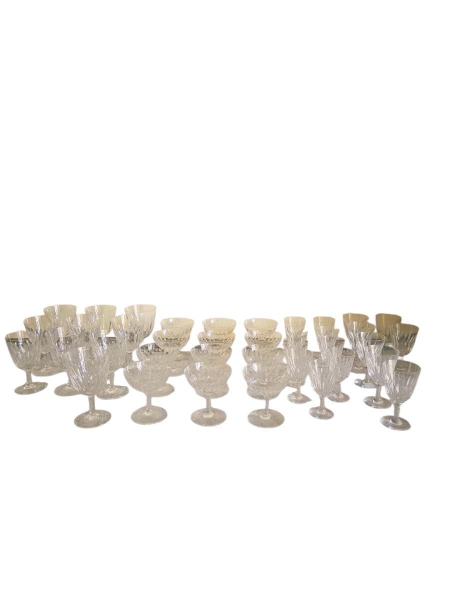 Baccarat modèle Casino 47 verres en cristal taillé-photo-4