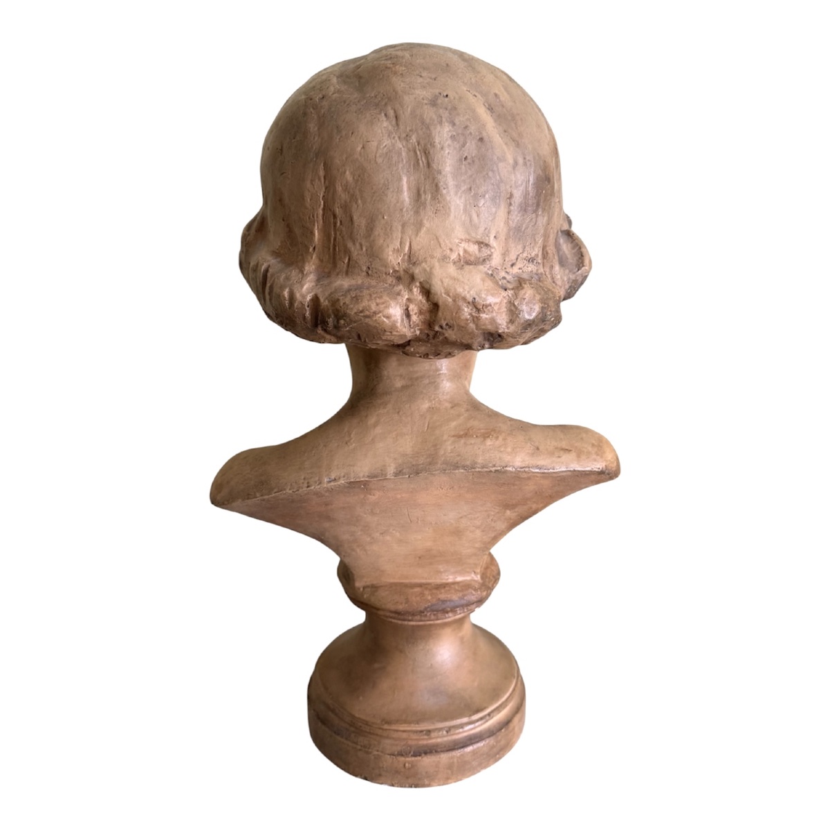 Buste d'enfant Signé José Martín(1891-1985) Sculpture époque Art déco.-photo-4