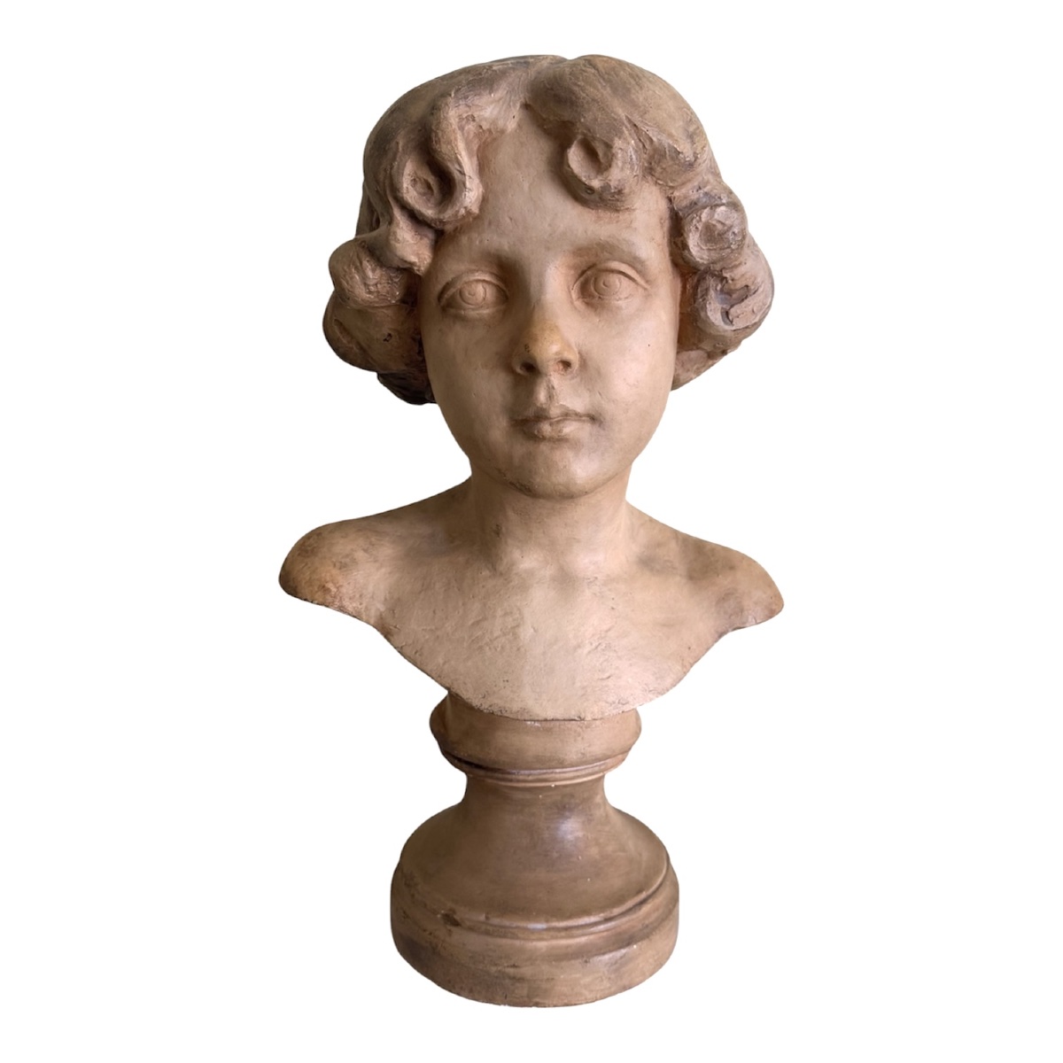 Buste d'enfant Signé José Martín(1891-1985) Sculpture époque Art déco.