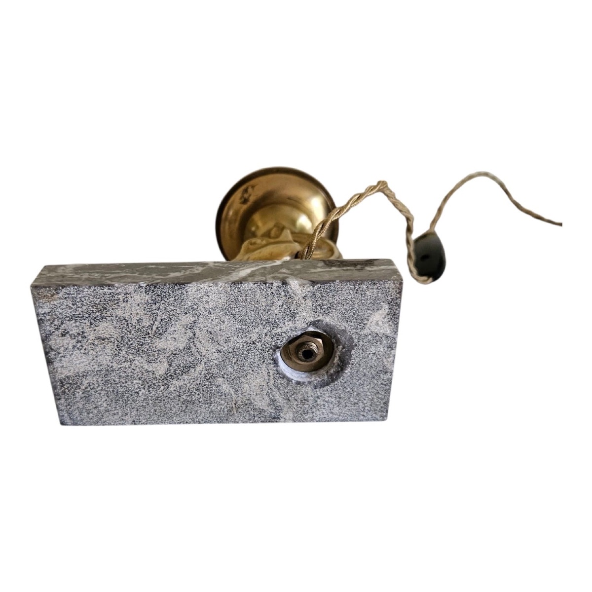 Gilded Bronze Nightlight, Circa 1960-photo-1