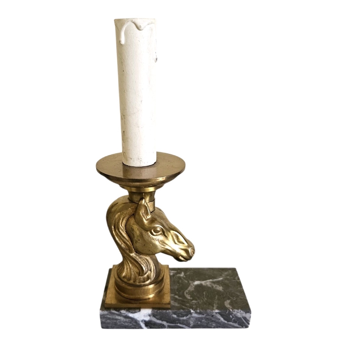 Gilded Bronze Nightlight, Circa 1960