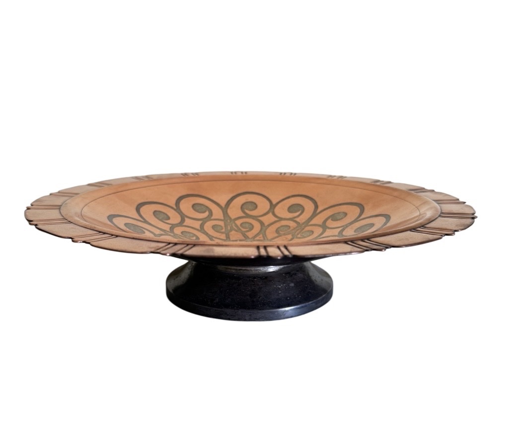 Coupe Art Déco en Dinanderie par Luc LANEL (1893-1965) pour CHRISTOFLE