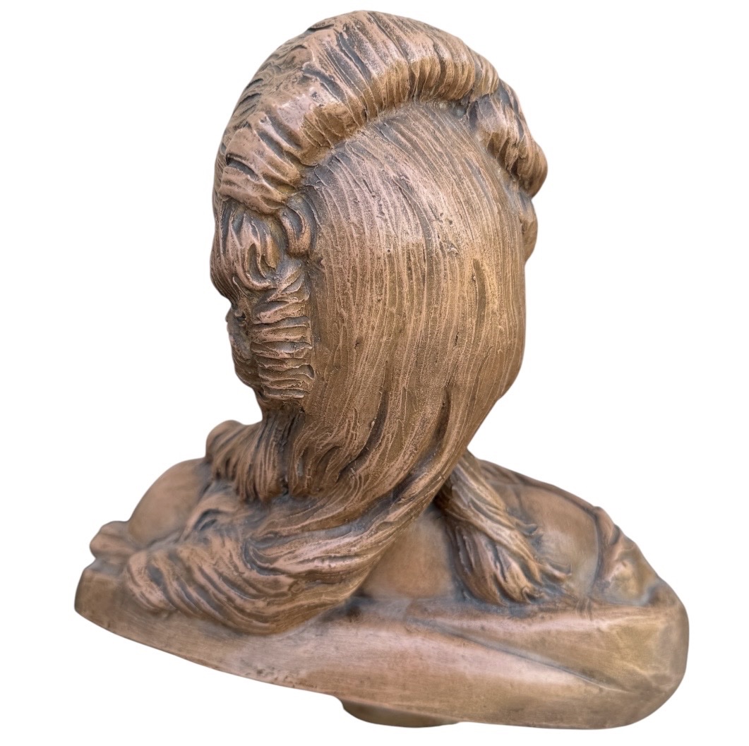 Terracotta Bust Of Madame Du Barry, After Augustin Pajou-photo-3