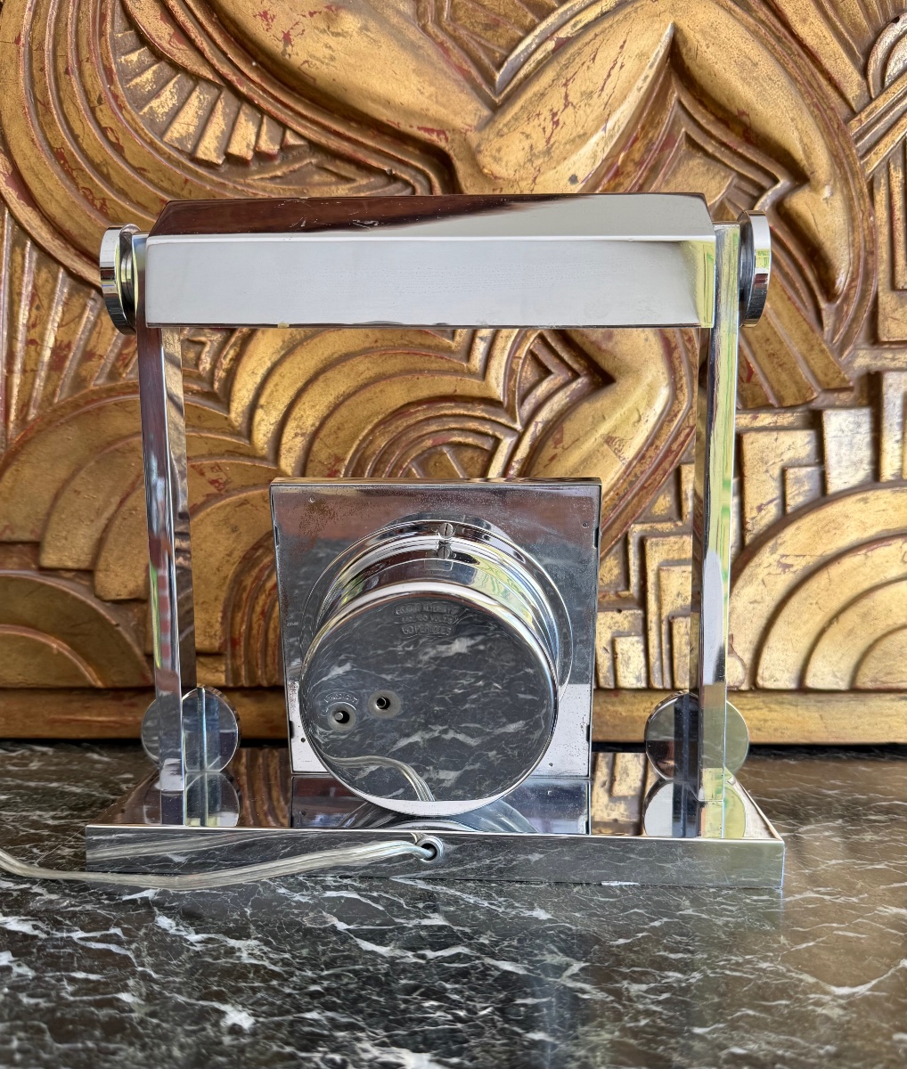Lip Ericsson — Art Deco Desk Clock And Lamp, Circa 1935-photo-4