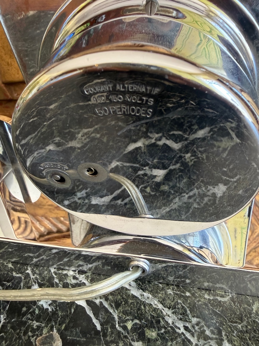 Lip Ericsson — Art Deco Desk Clock And Lamp, Circa 1935-photo-1