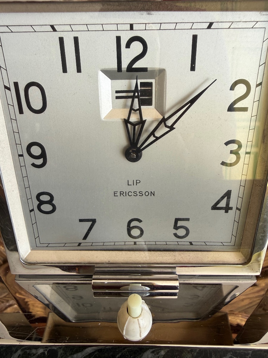 Lip Ericsson — Art Deco Desk Clock And Lamp, Circa 1935-photo-2