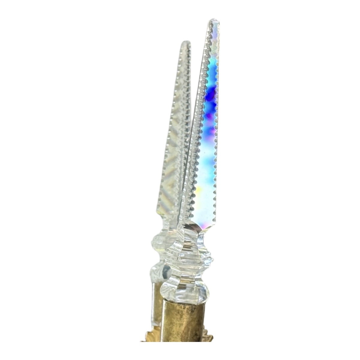 Ornements muraux en bronze doré, émail cloisonné et cristal taillé-photo-1