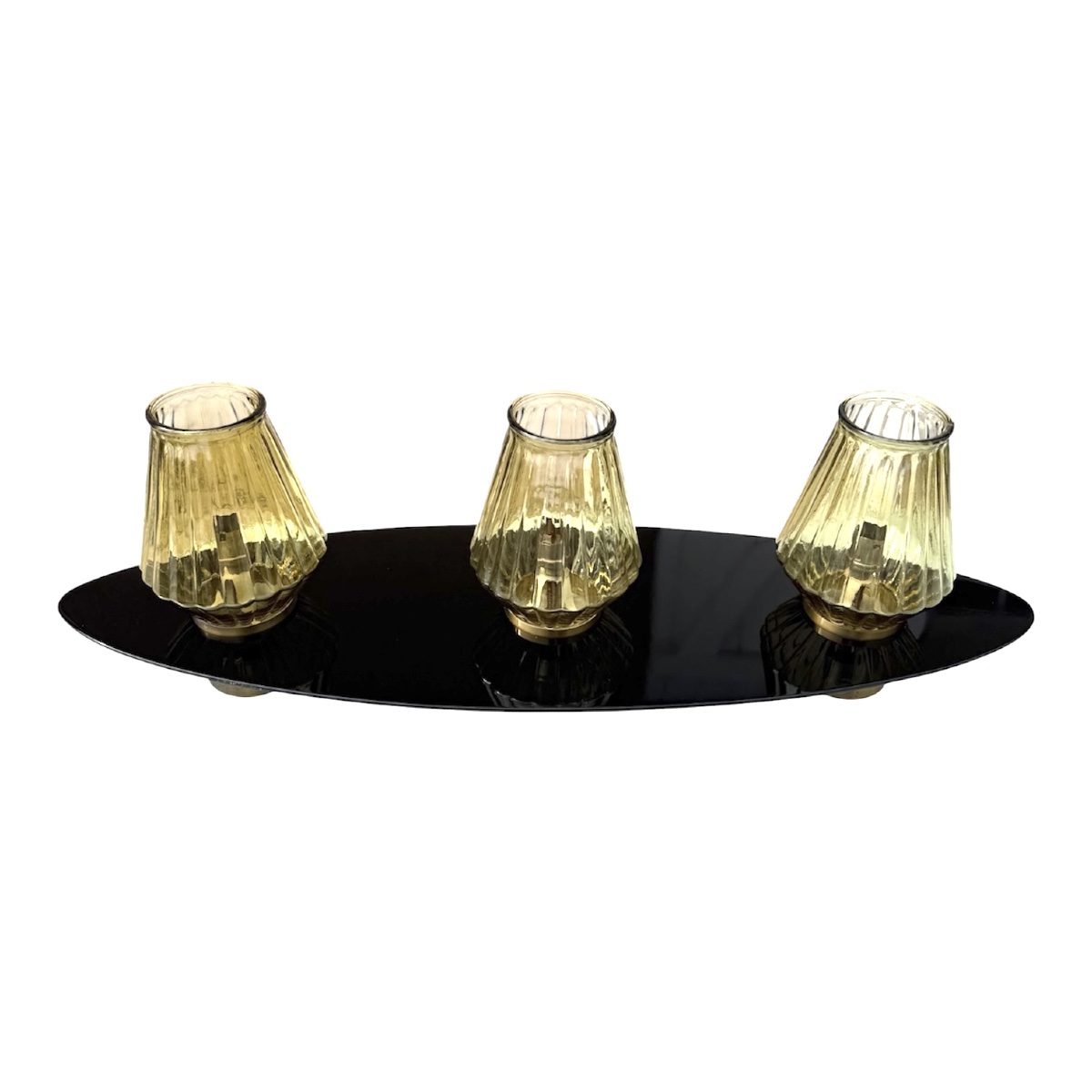 MAISON ARLUS GRANDE LAMPE NAVETTE À POSER VERS 1950-photo-2