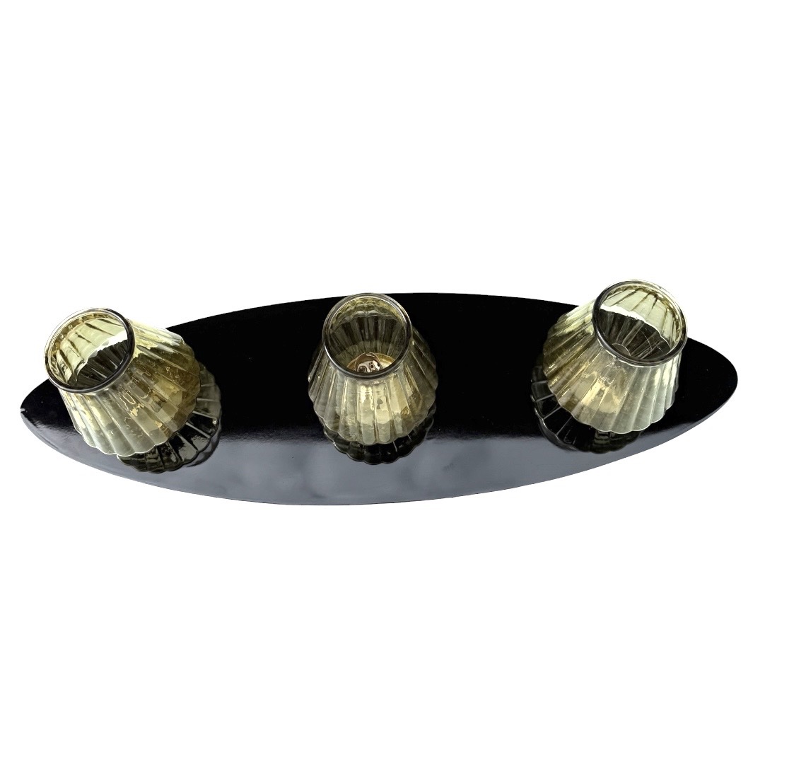 MAISON ARLUS GRANDE LAMPE NAVETTE À POSER VERS 1950-photo-3