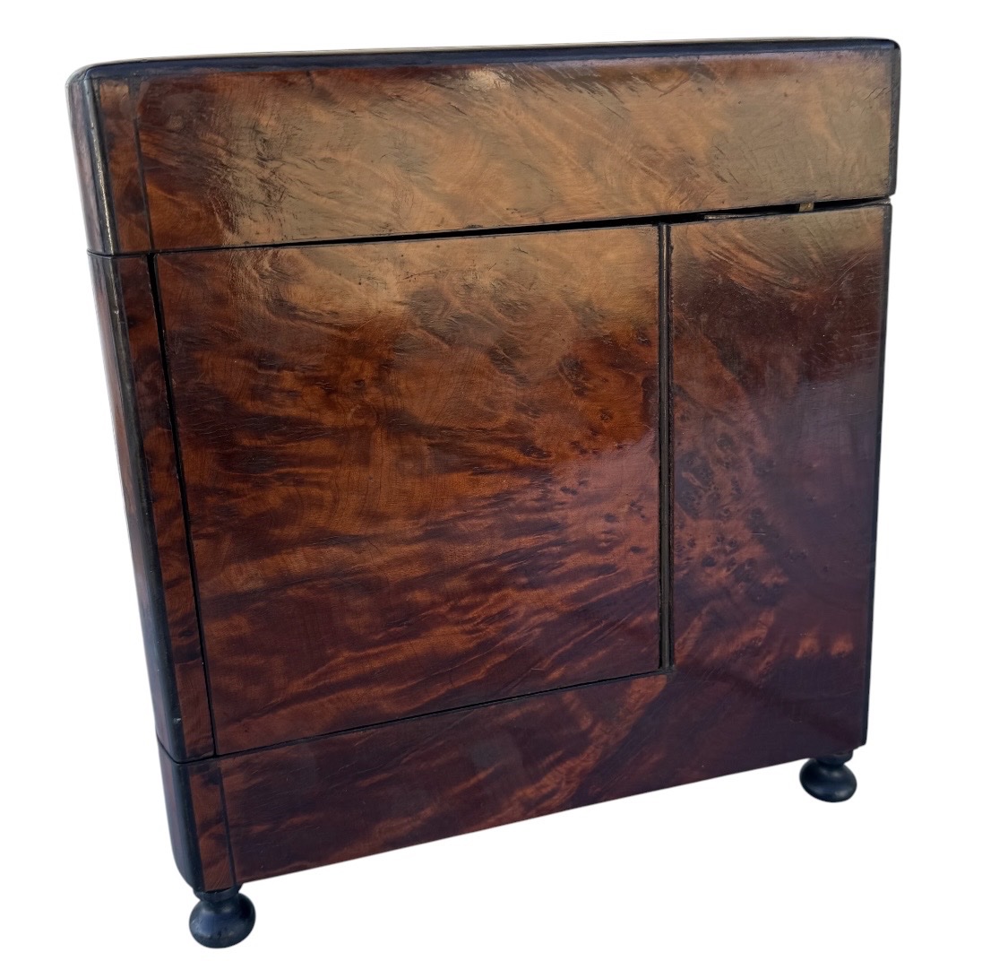 E.p. Napoleon III Liquor Cabinet  Thuja Burl & Boulle Marquetry/mother-of-pearl -photo-5