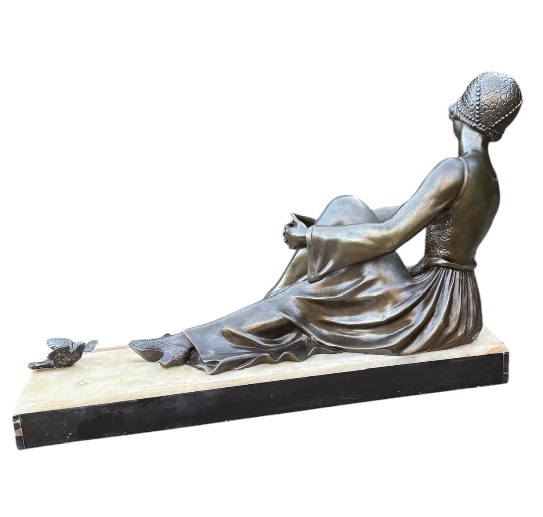 Large Art Déco Sculpture -photo-3
