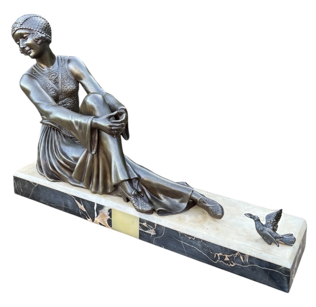 Large Art Déco Sculpture -photo-4
